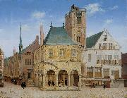Pieter Jansz Saenredam The old town hall of Amsterdam. Spain oil painting artist